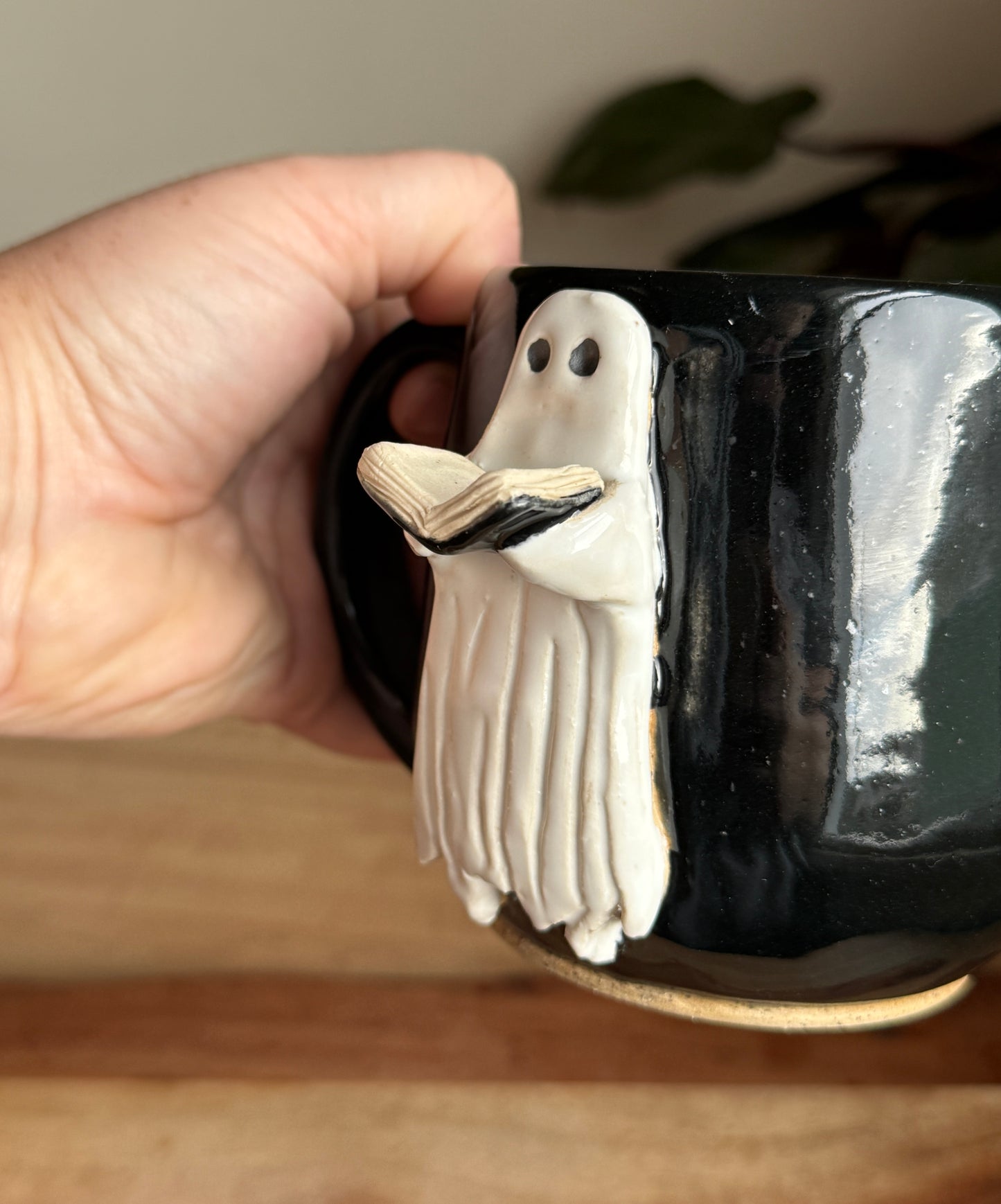 Reading Ghost Mug - Black