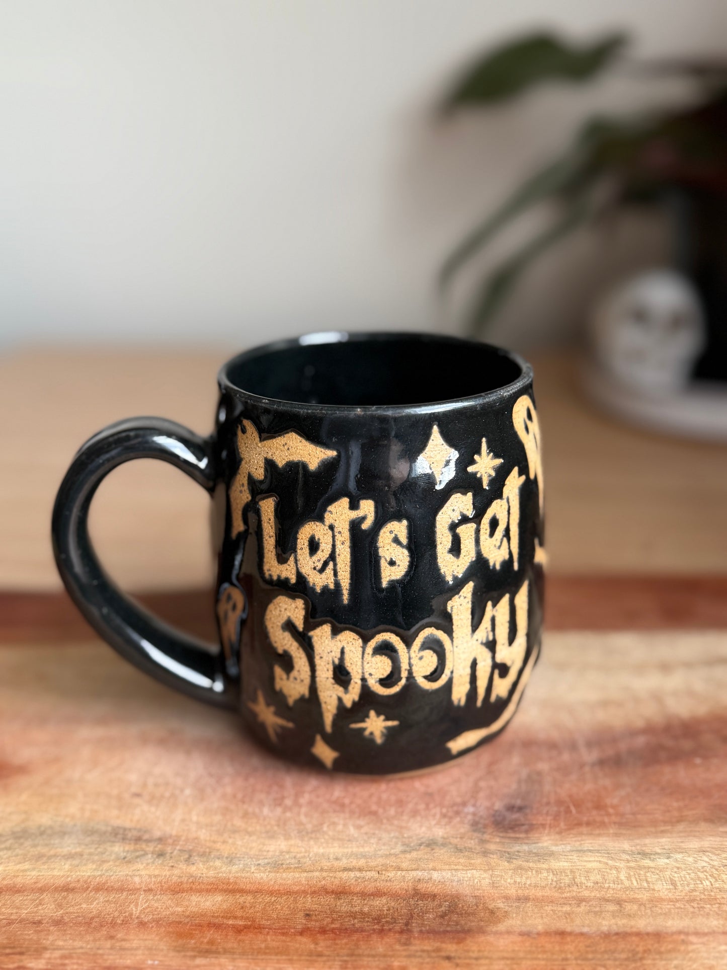 Black “Let’s Get Spooky” Mug
