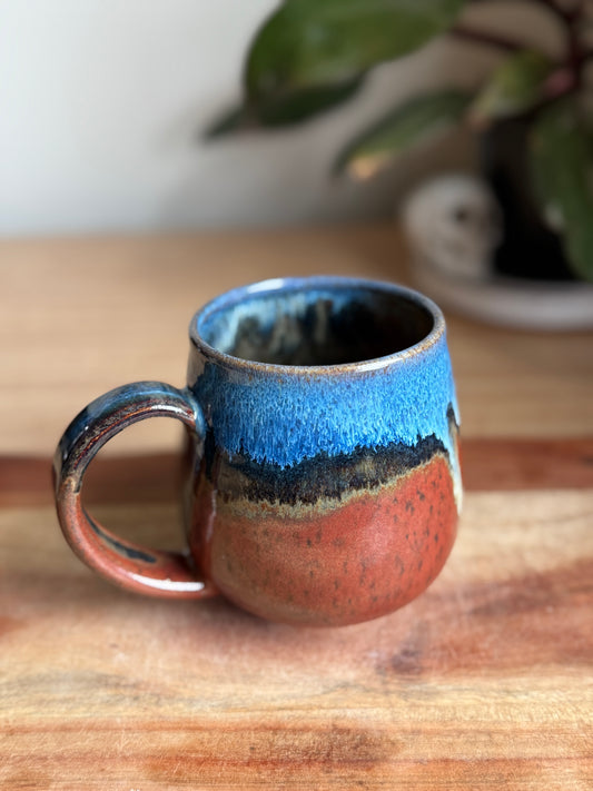Rust/Blue Mug