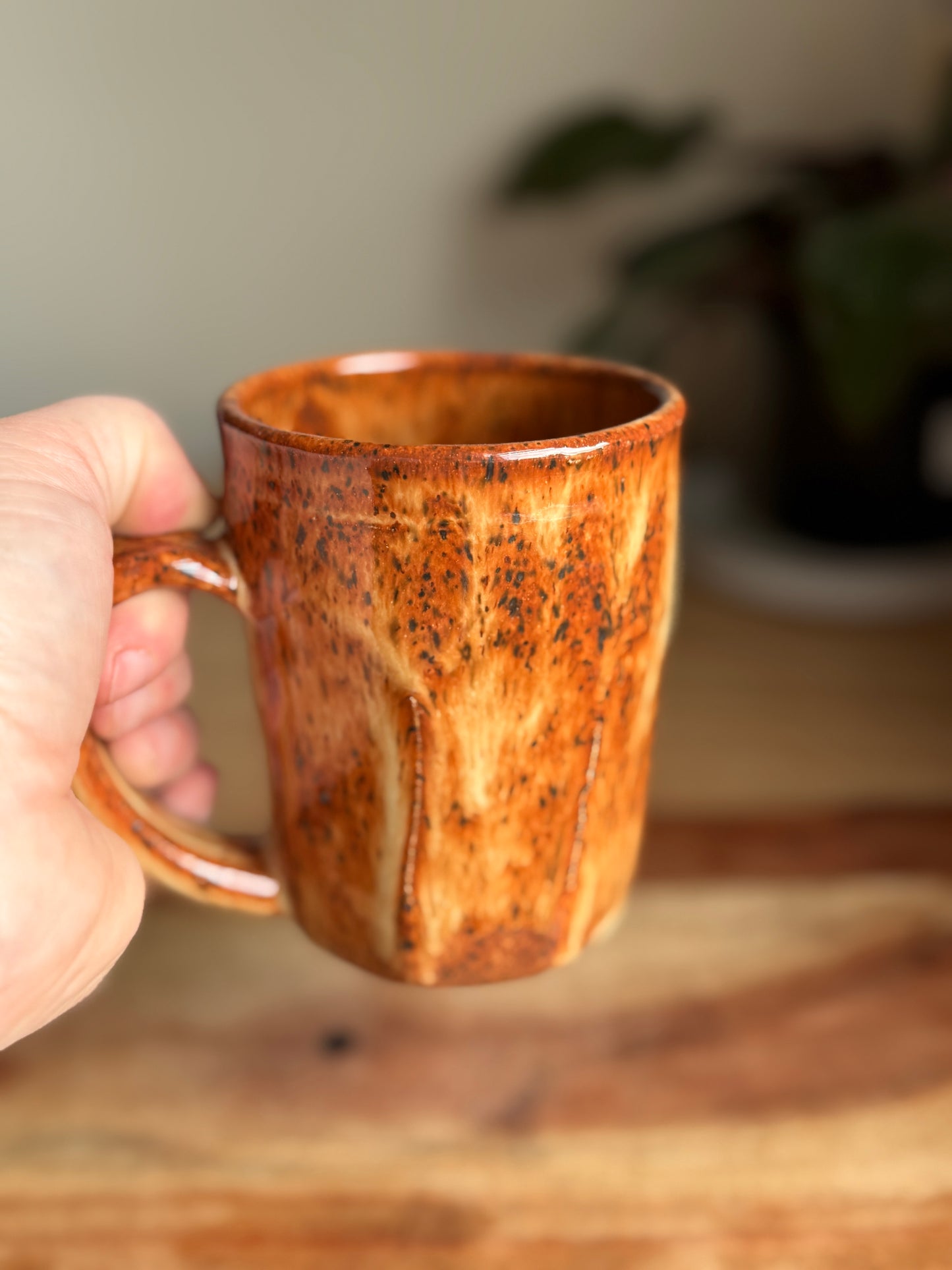Angular Brown Mug