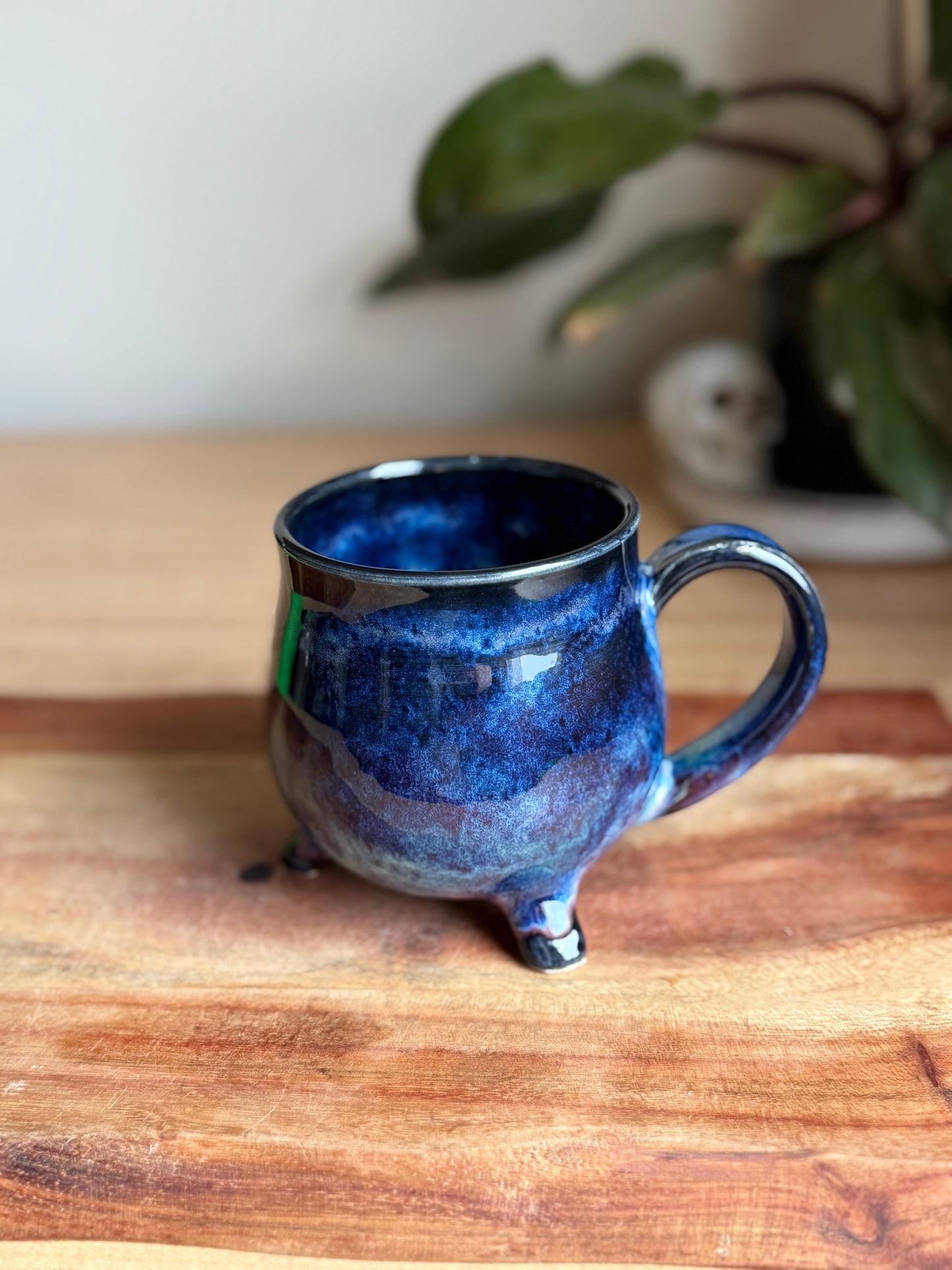 Blue and Black Cauldon Mug