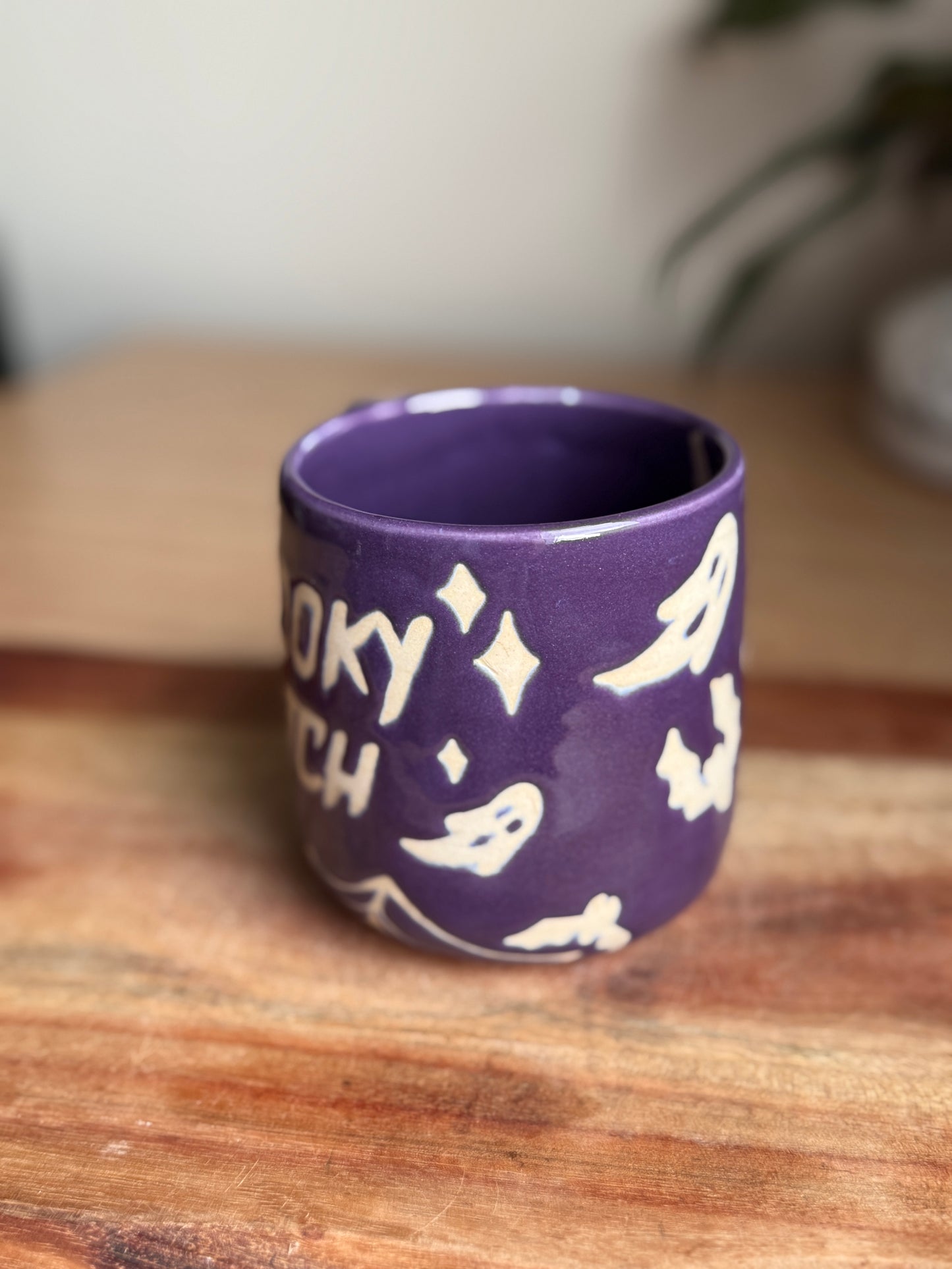 Purple “Spooky Bitch” Mug