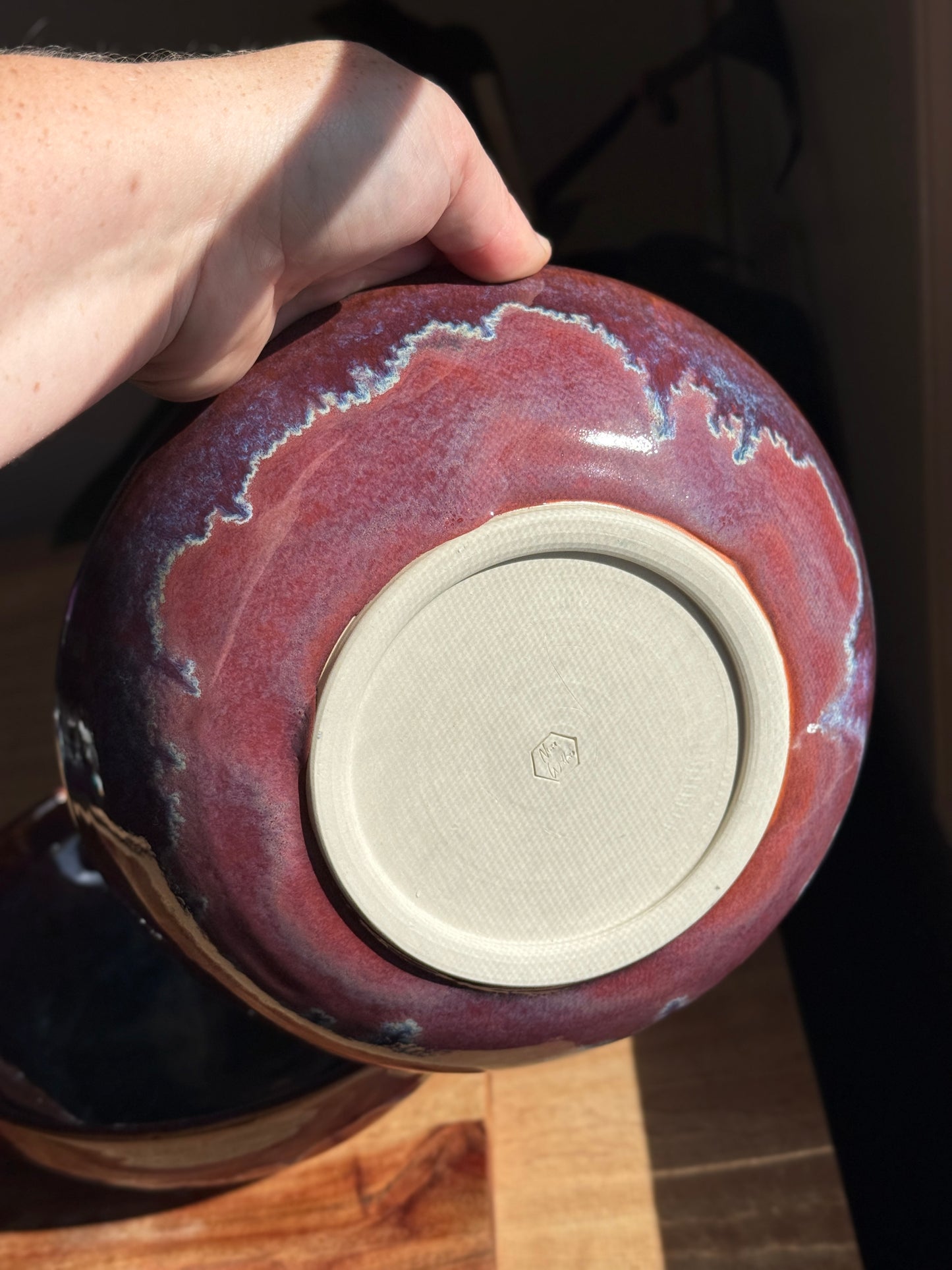 Blue/Purple Bowl Plate Set