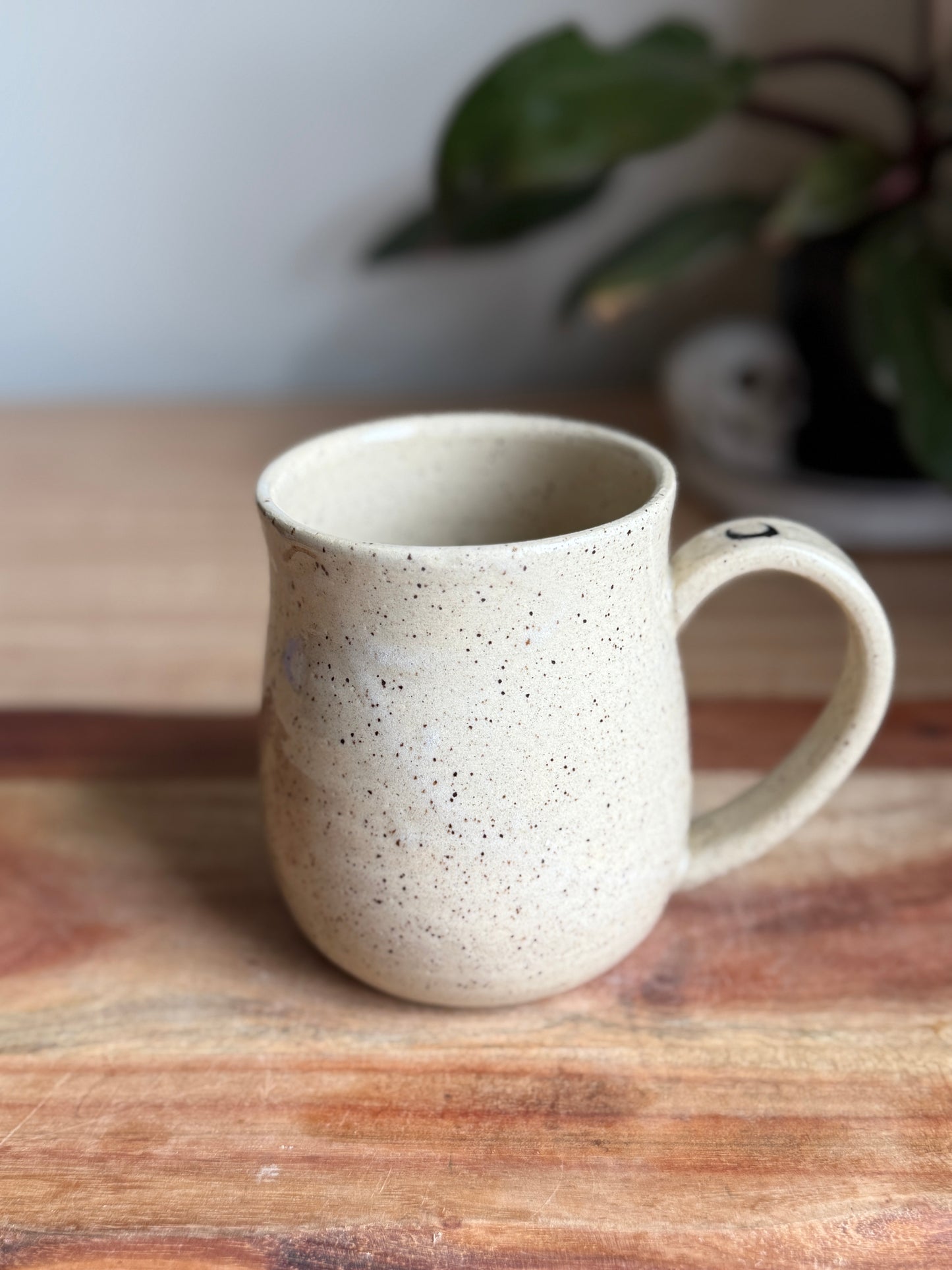 Hawk Moth Carved Mug