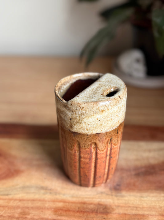 Brown and White Lil’ Sipper