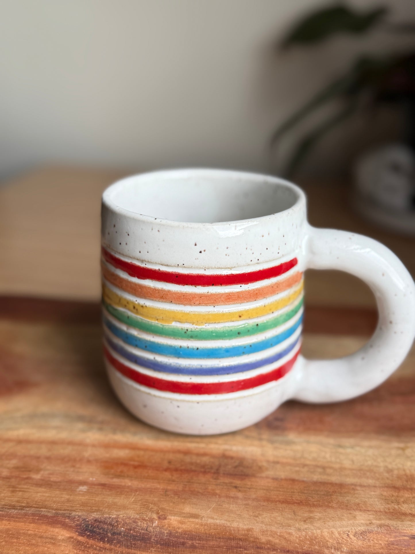 Rainbow Stripe Mug