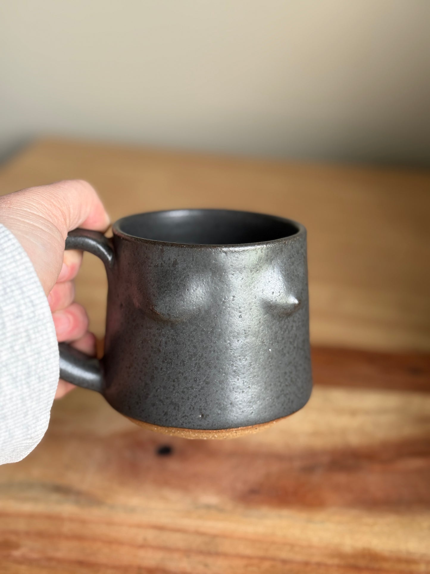 Matte Black Boob Mug C