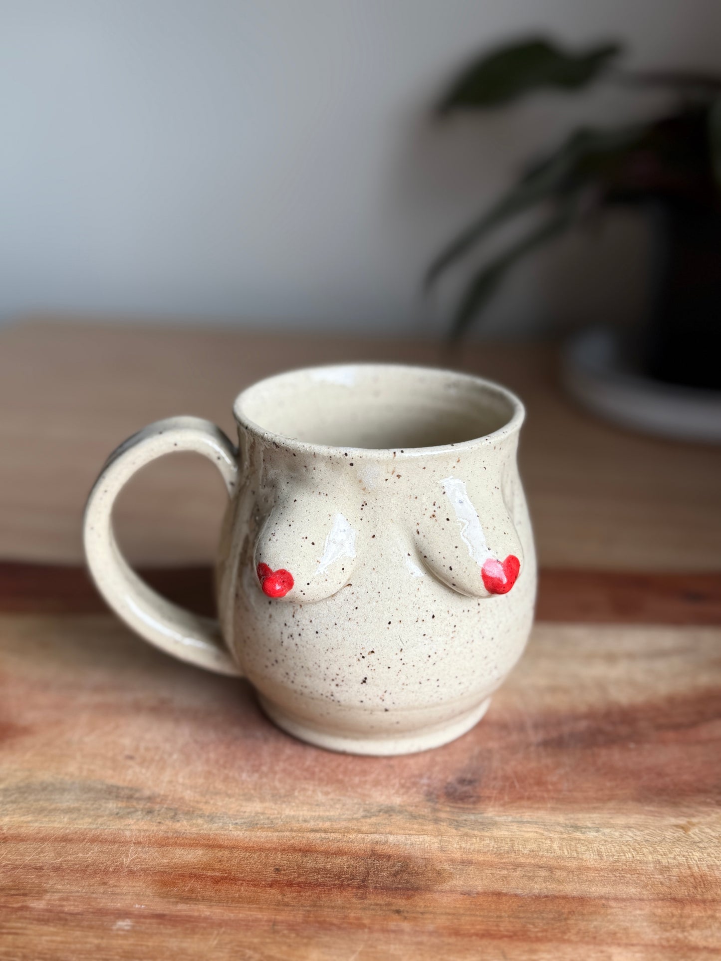 Heart Nip Boob Mug