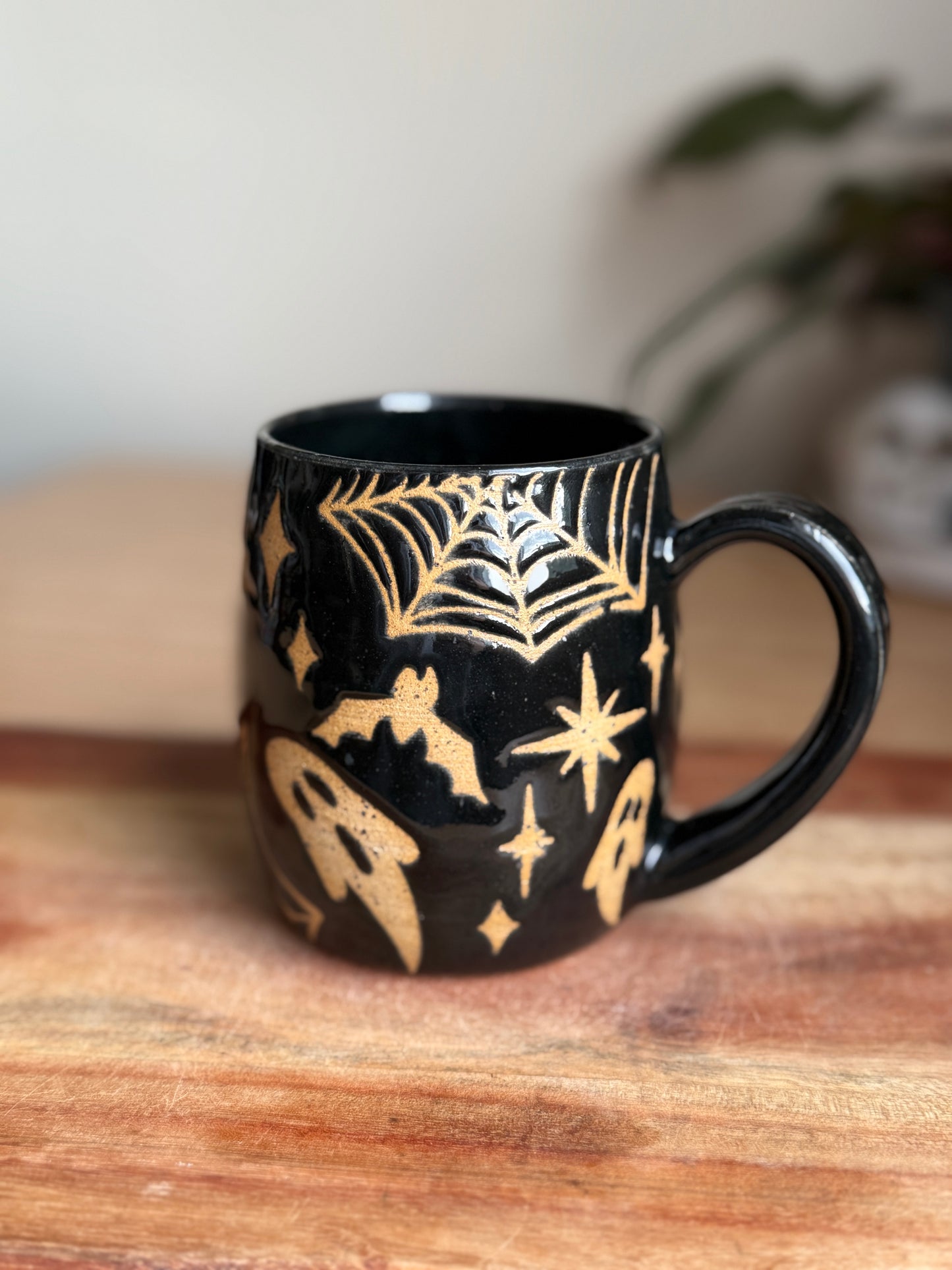 Black “Let’s Get Spooky” Mug