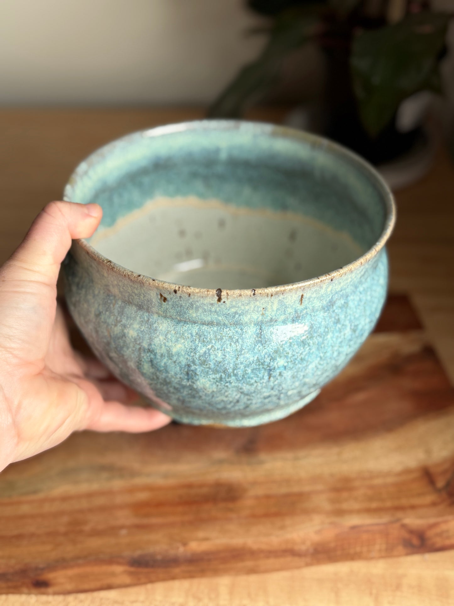 Variegated Blue Bowl
