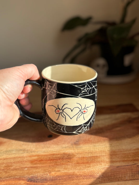 Spiderweb Love Mug A
