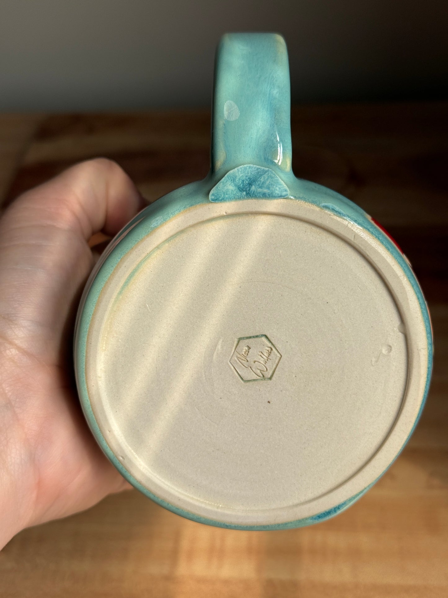 Rainbow Quilt Mug (Blue)