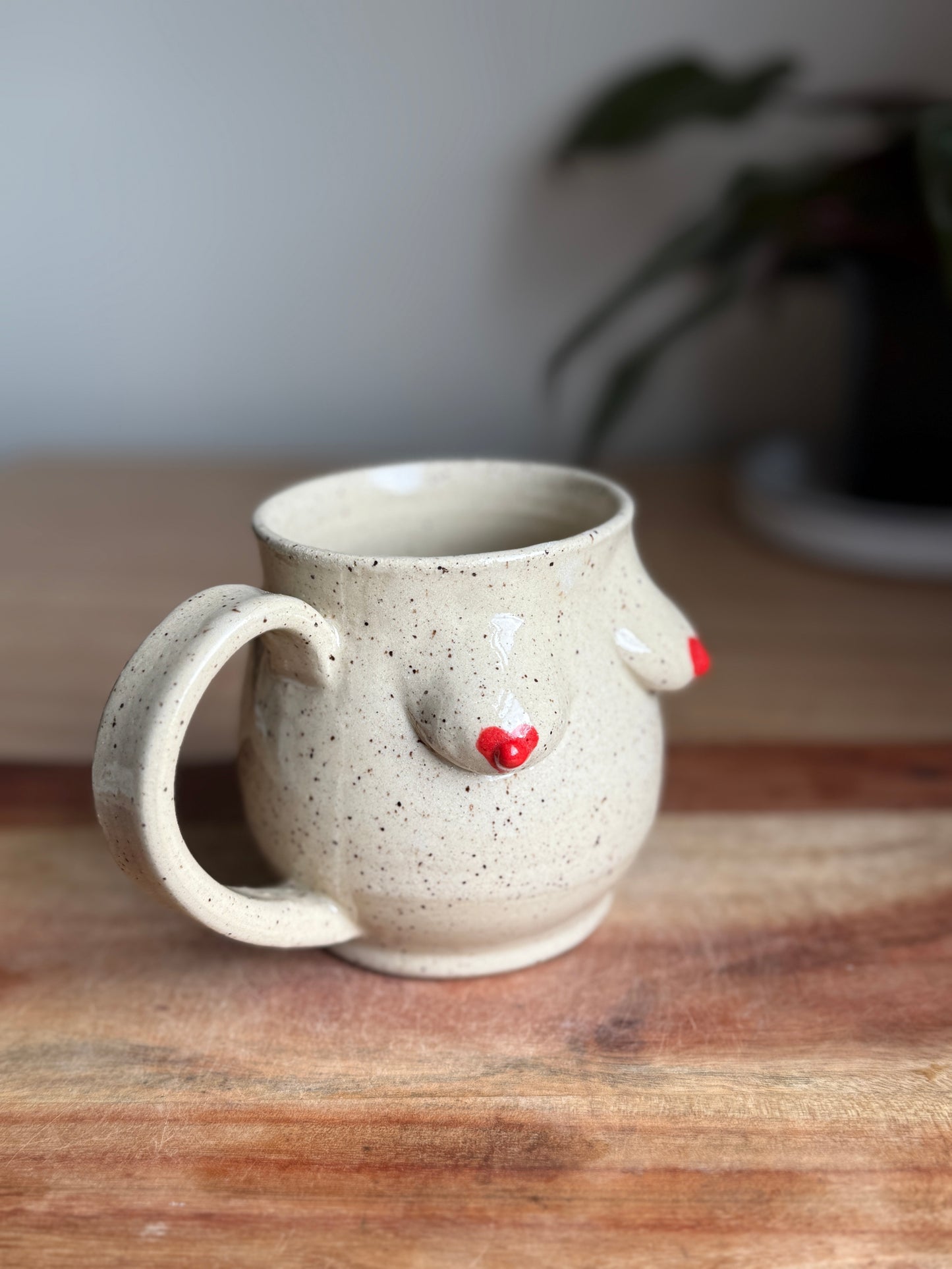 Heart Nip Boob Mug