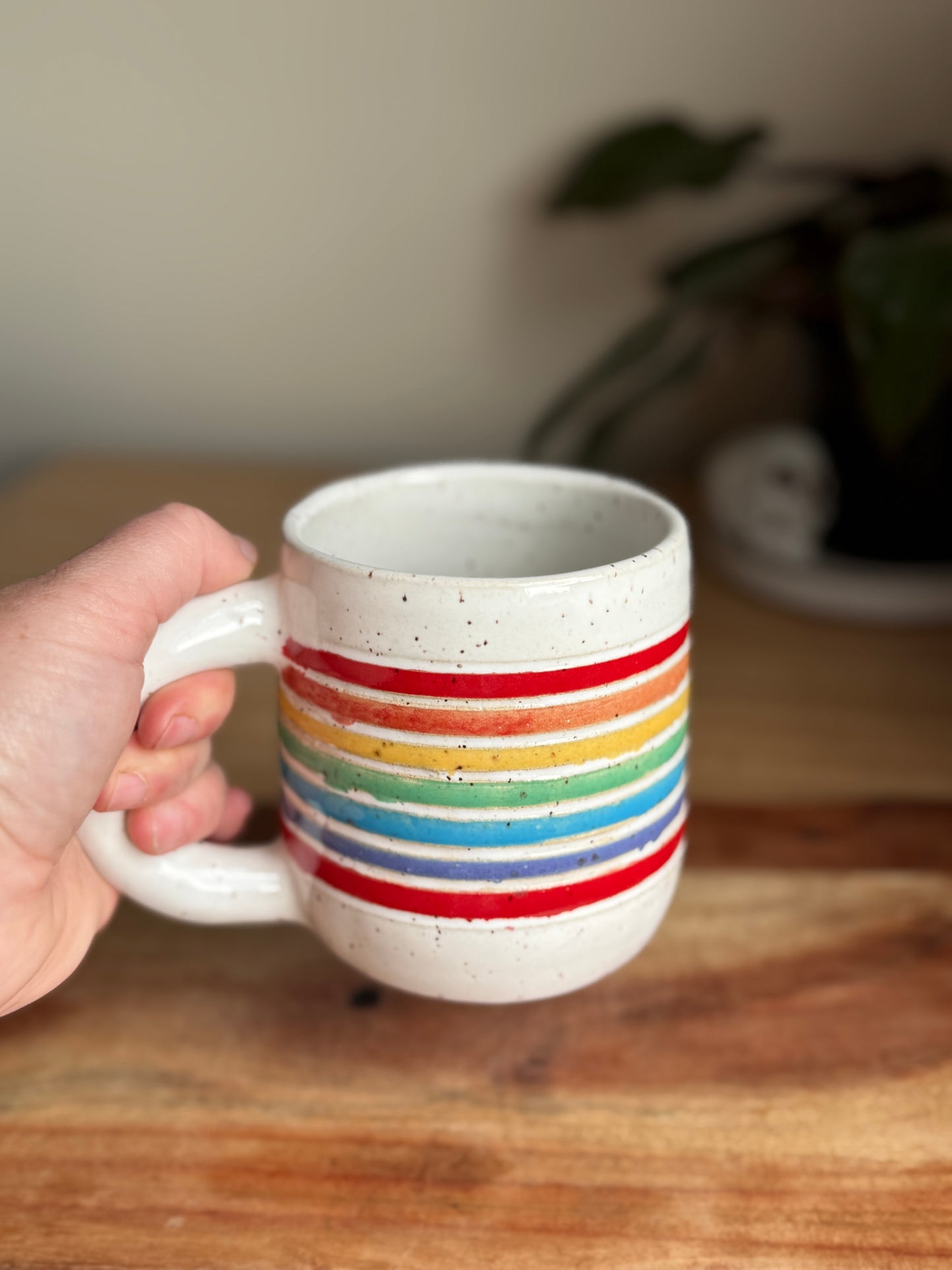 Rainbow Stripe Mug
