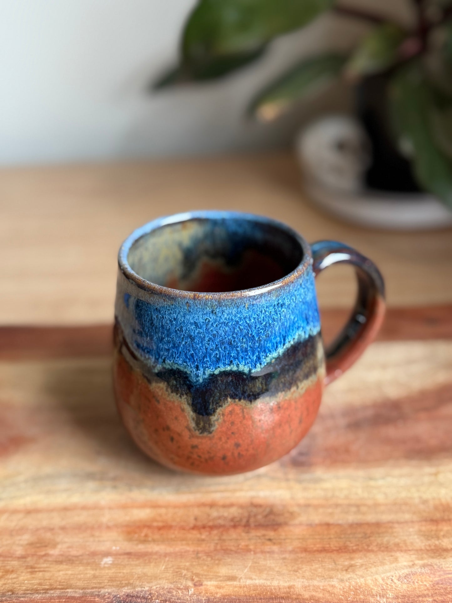 Rust/Blue Mug