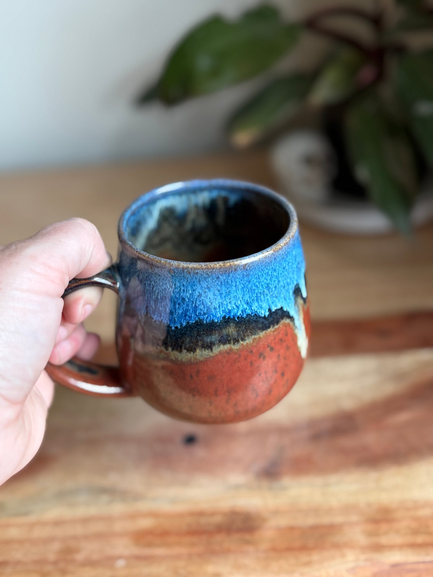 Rust/Blue Mug