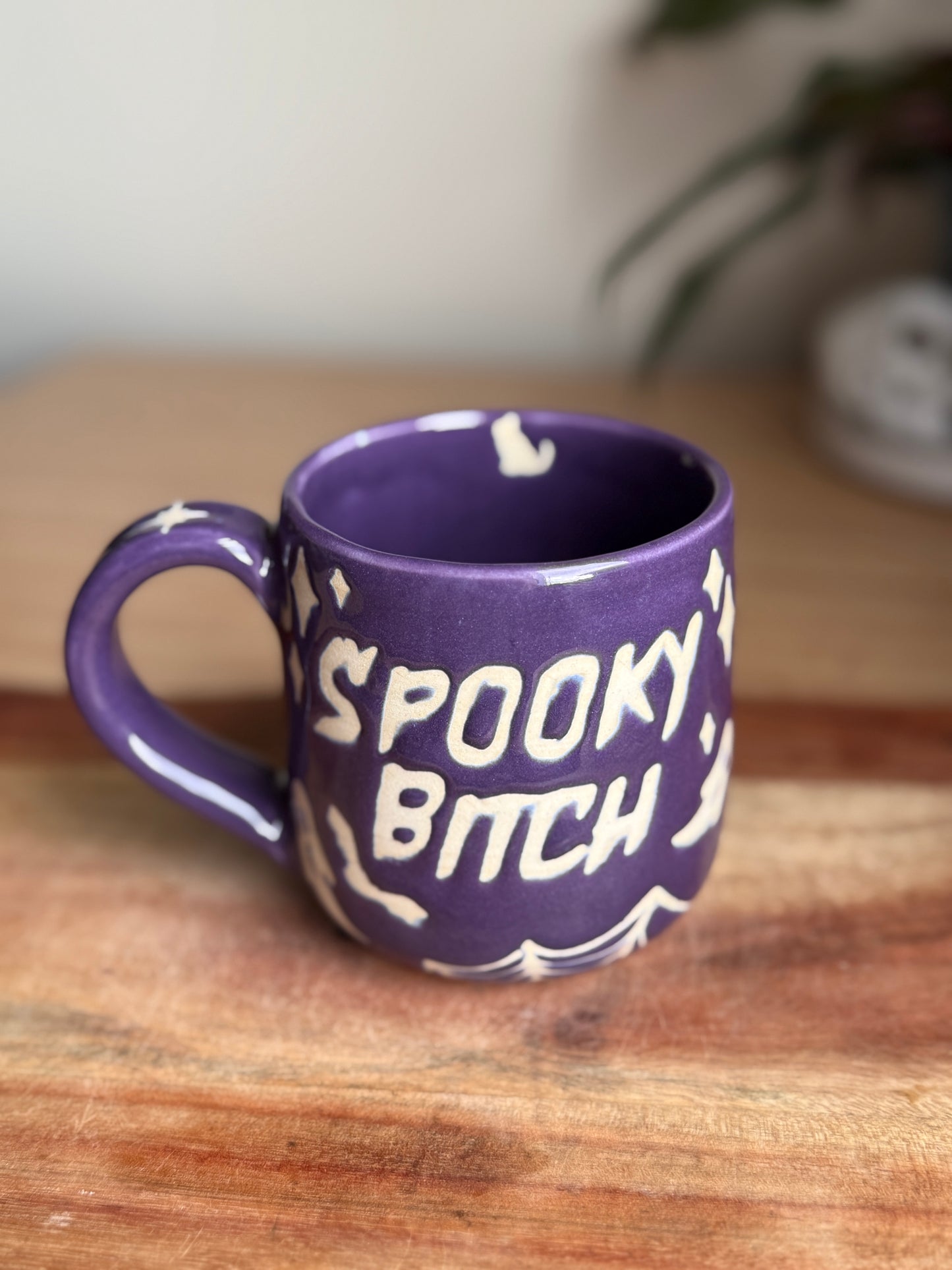Purple “Spooky Bitch” Mug