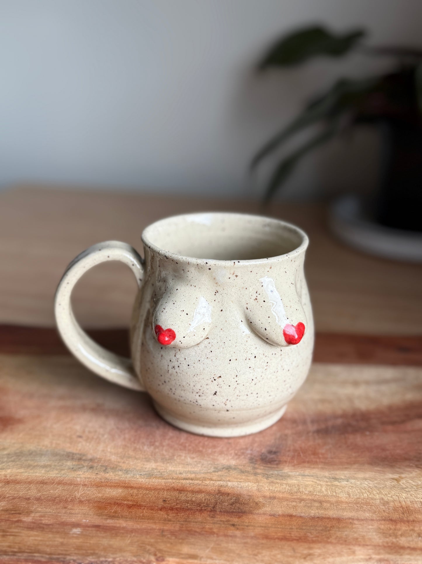 Heart Nip Boob Mug