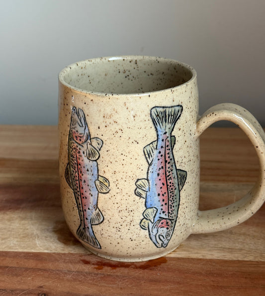 Rainbow Trout Mug D (Speckled)