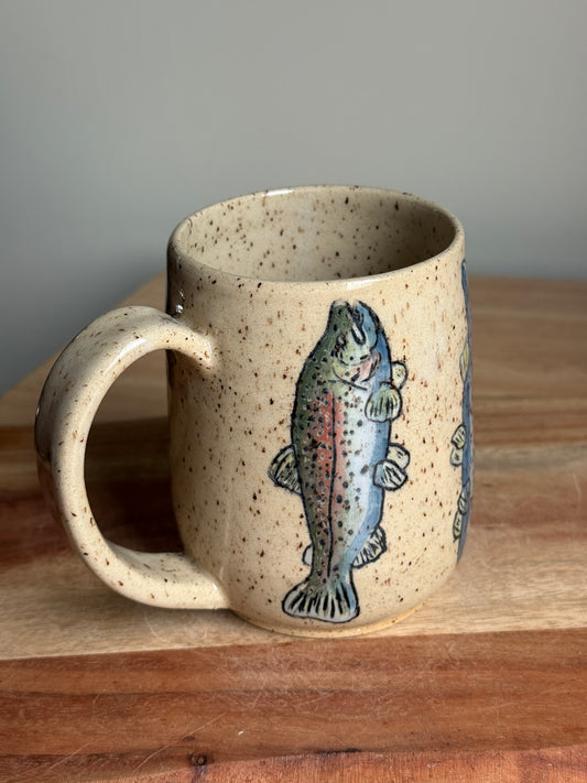 Rainbow Trout Mug E (Speckled)