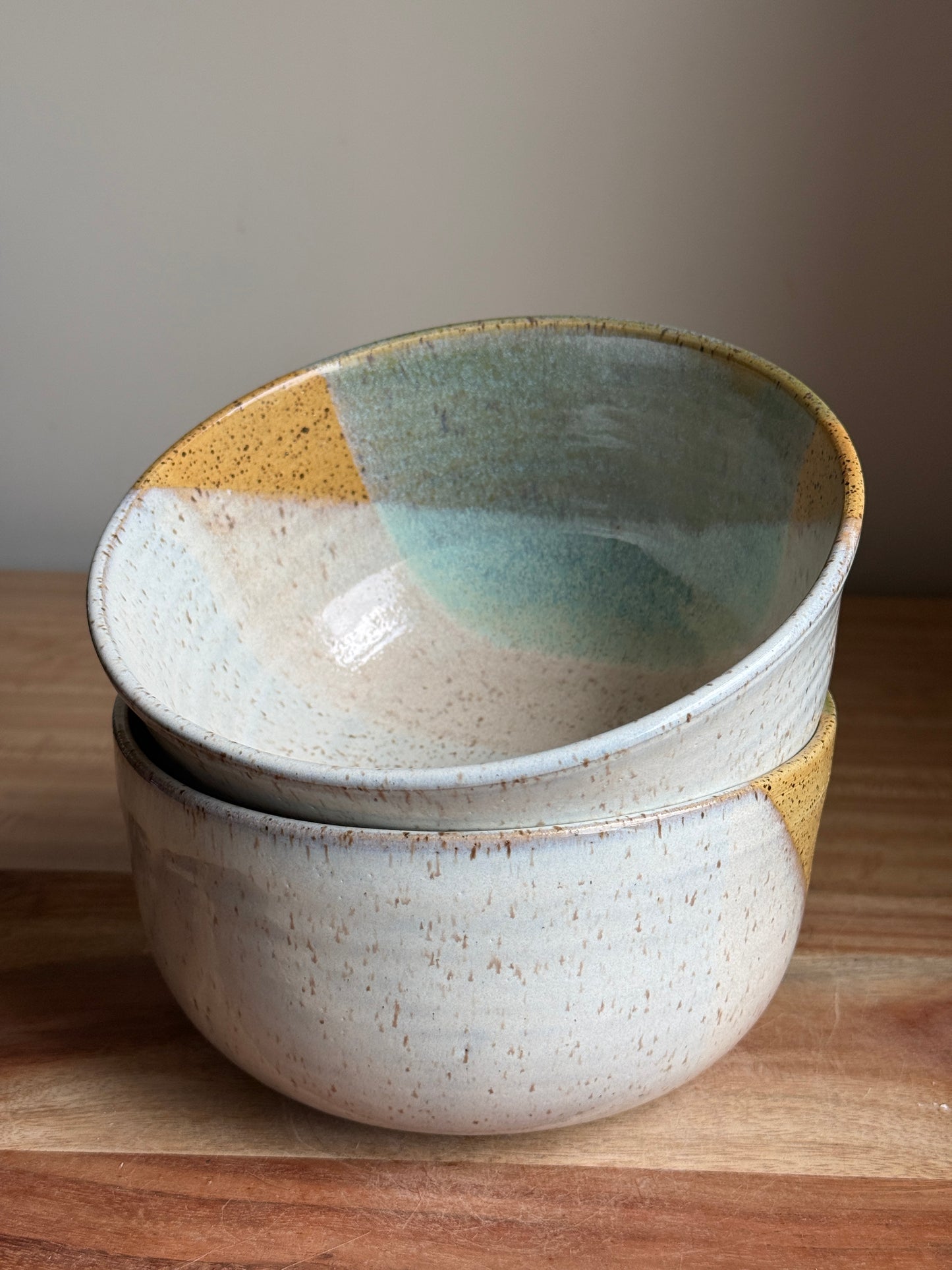 Bowl Set (Cream, Yellow, Blue)