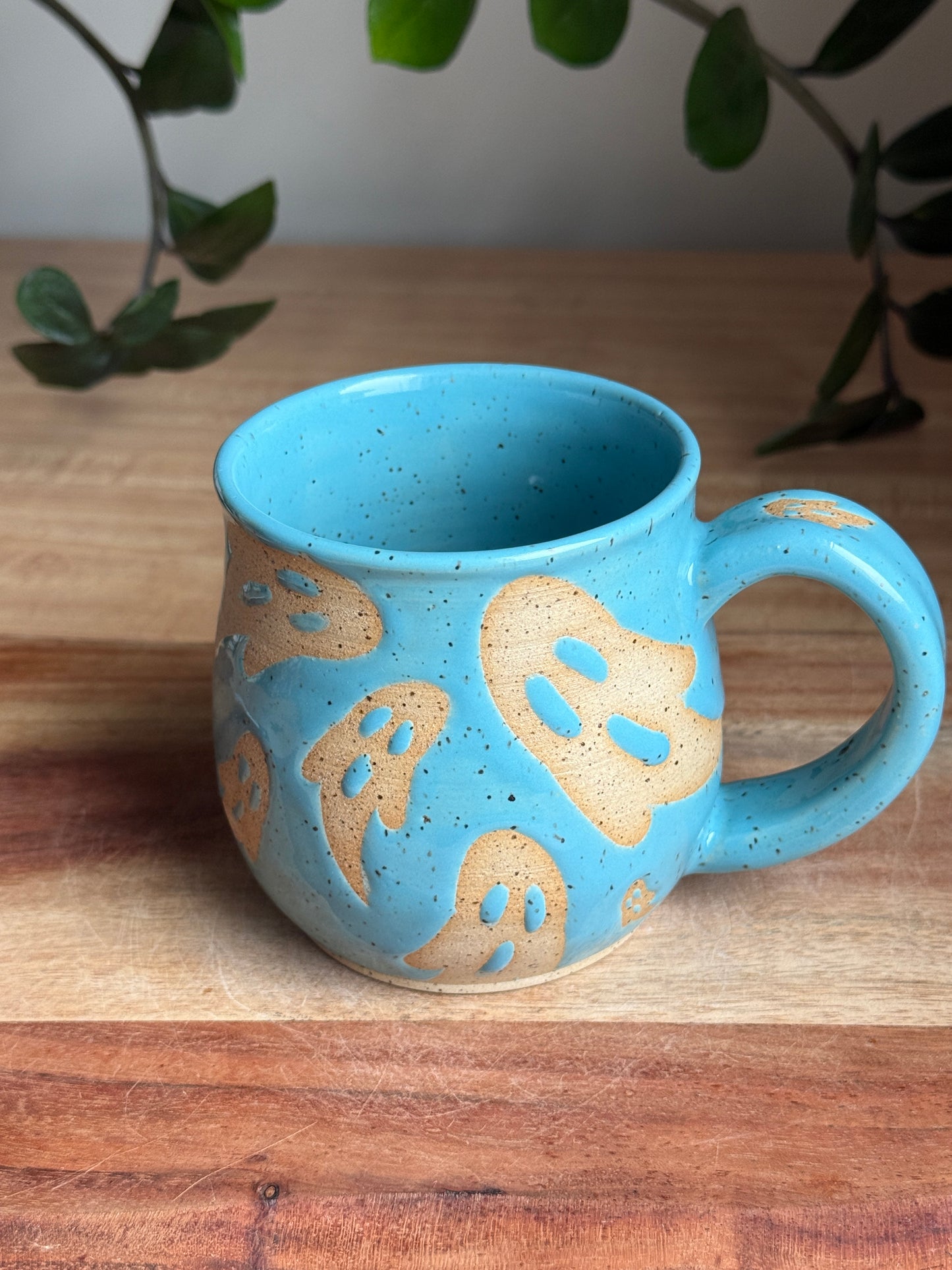 Turquoise Ghost Mug