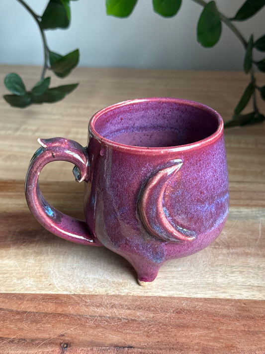 Crescent Moon Purple Cauldron