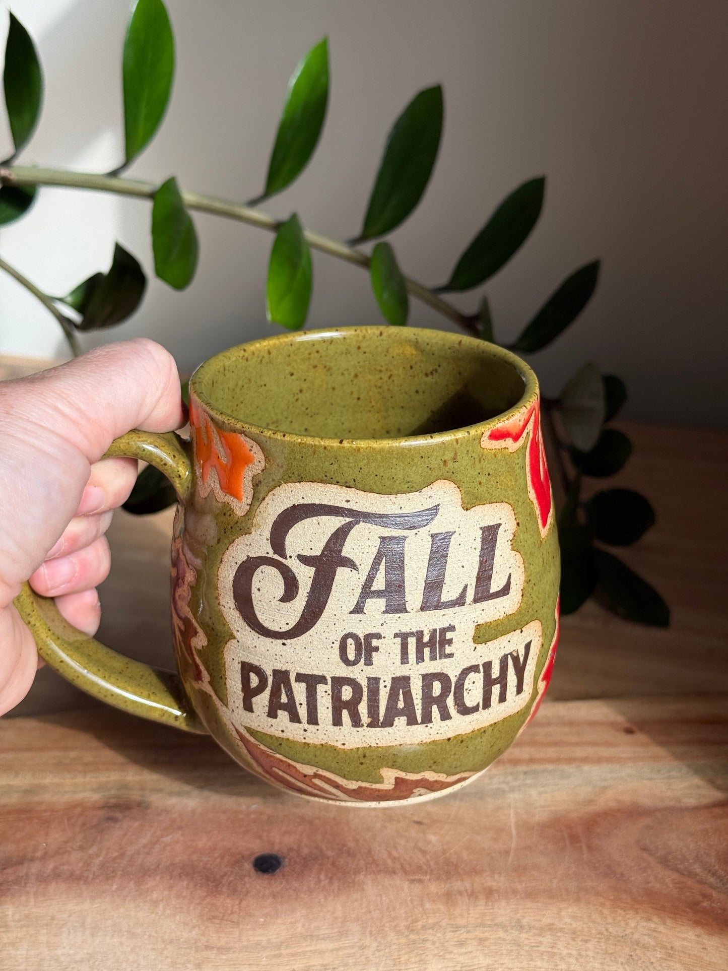 Green Fall of the Patriarchy Mug