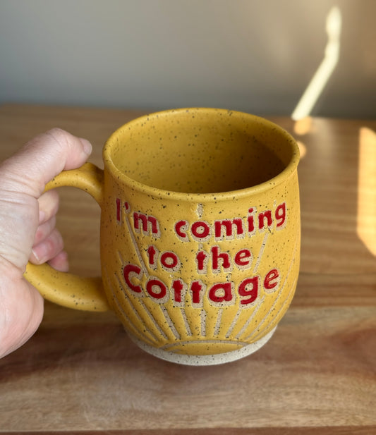"I'm Coming to the Cottage" Mug