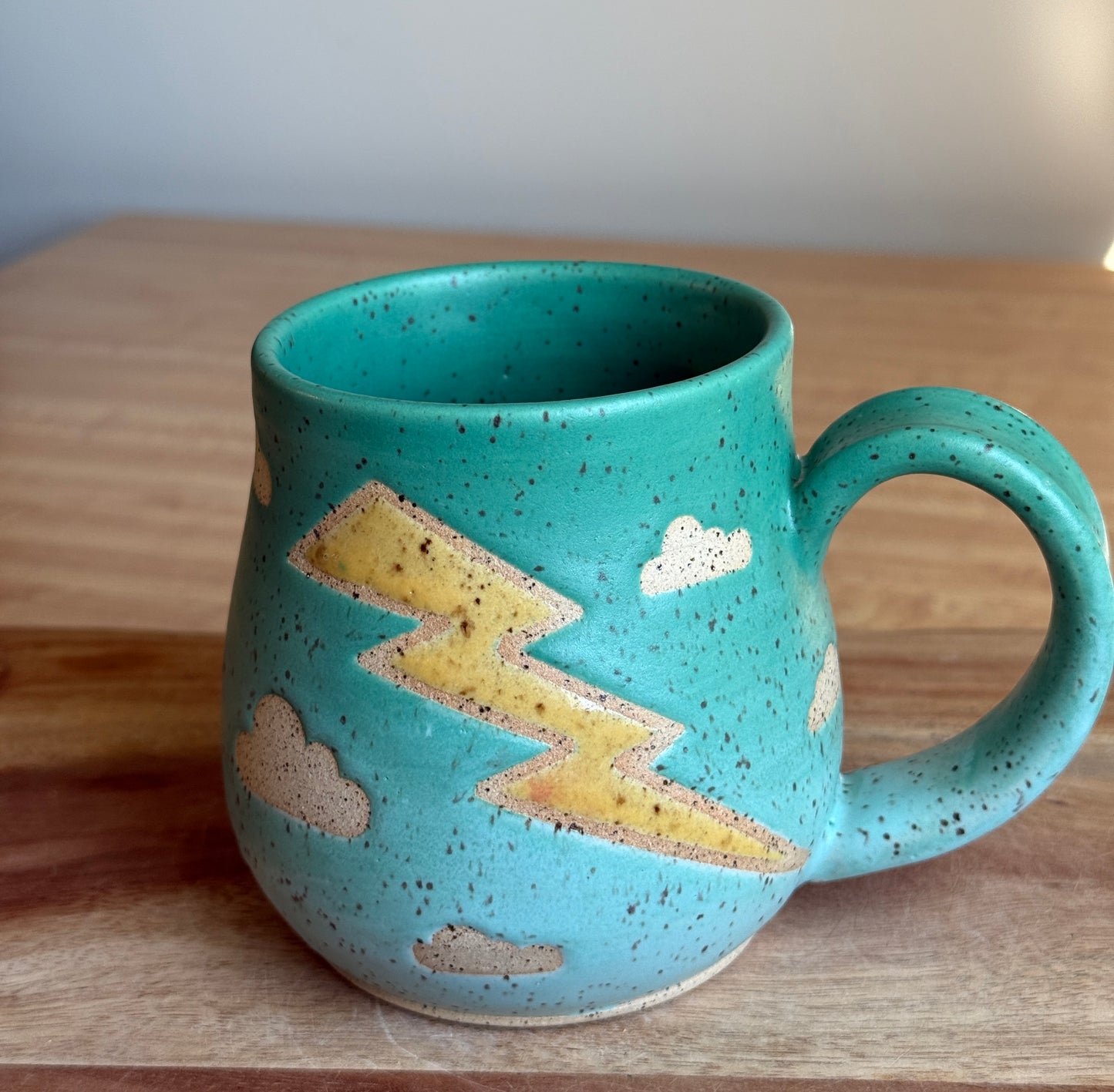 Blue Rainbow/Lightning Mug