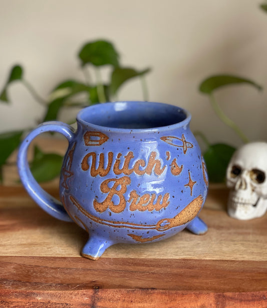 Witch’s Brew Cauldron Mug B