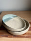 Speckled/ Blue Bowl Plate Set