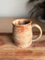 Light Brown/Rust Textured Mug