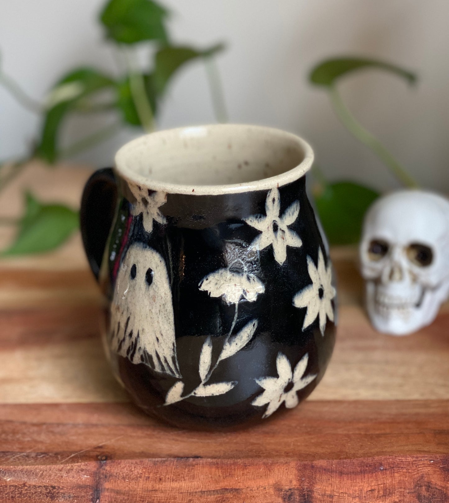 Floral Ghost Mug