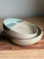 Speckled/ Blue Bowl Plate Set