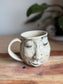 Sculpted Face Mug A