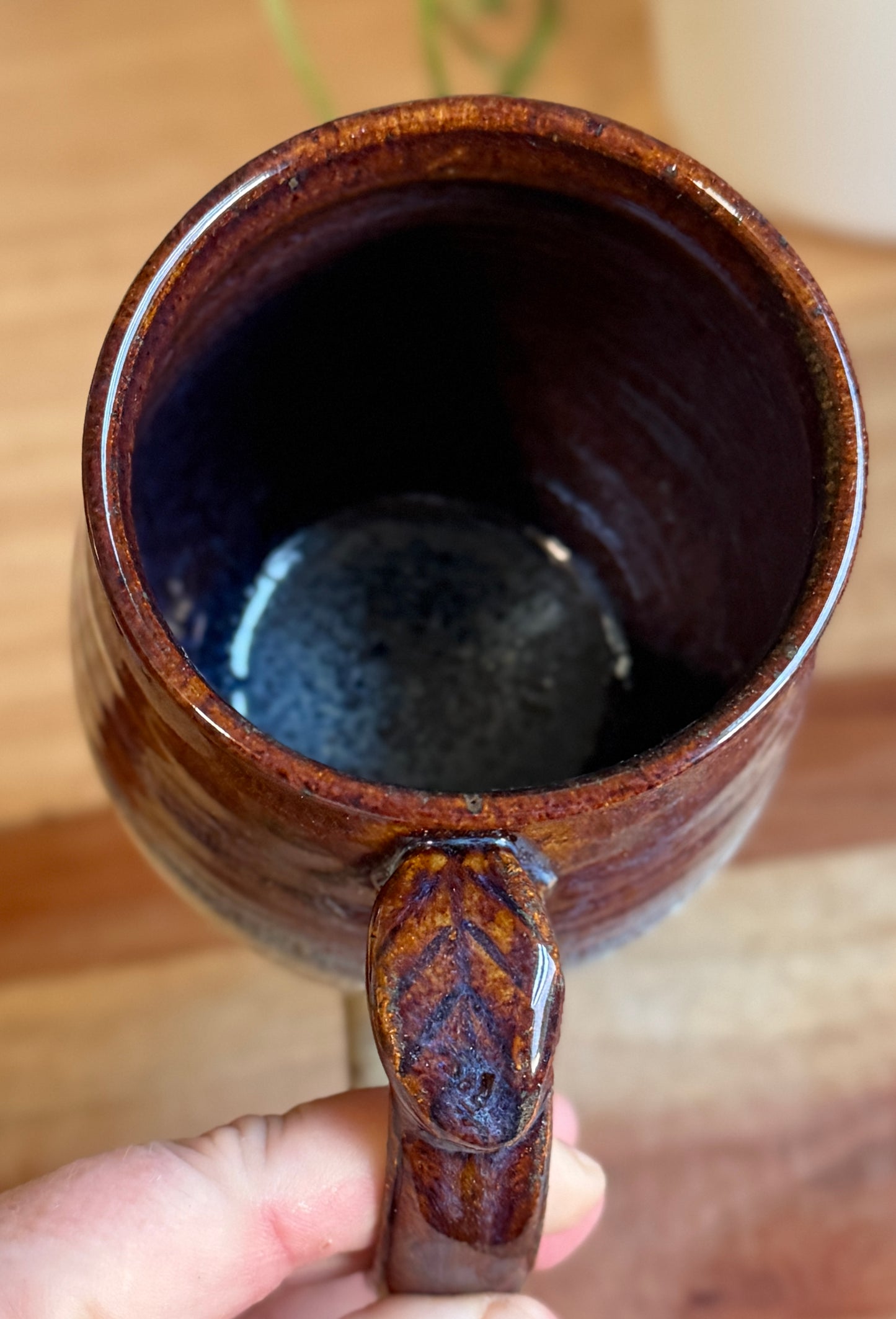 Brown Textured Mug