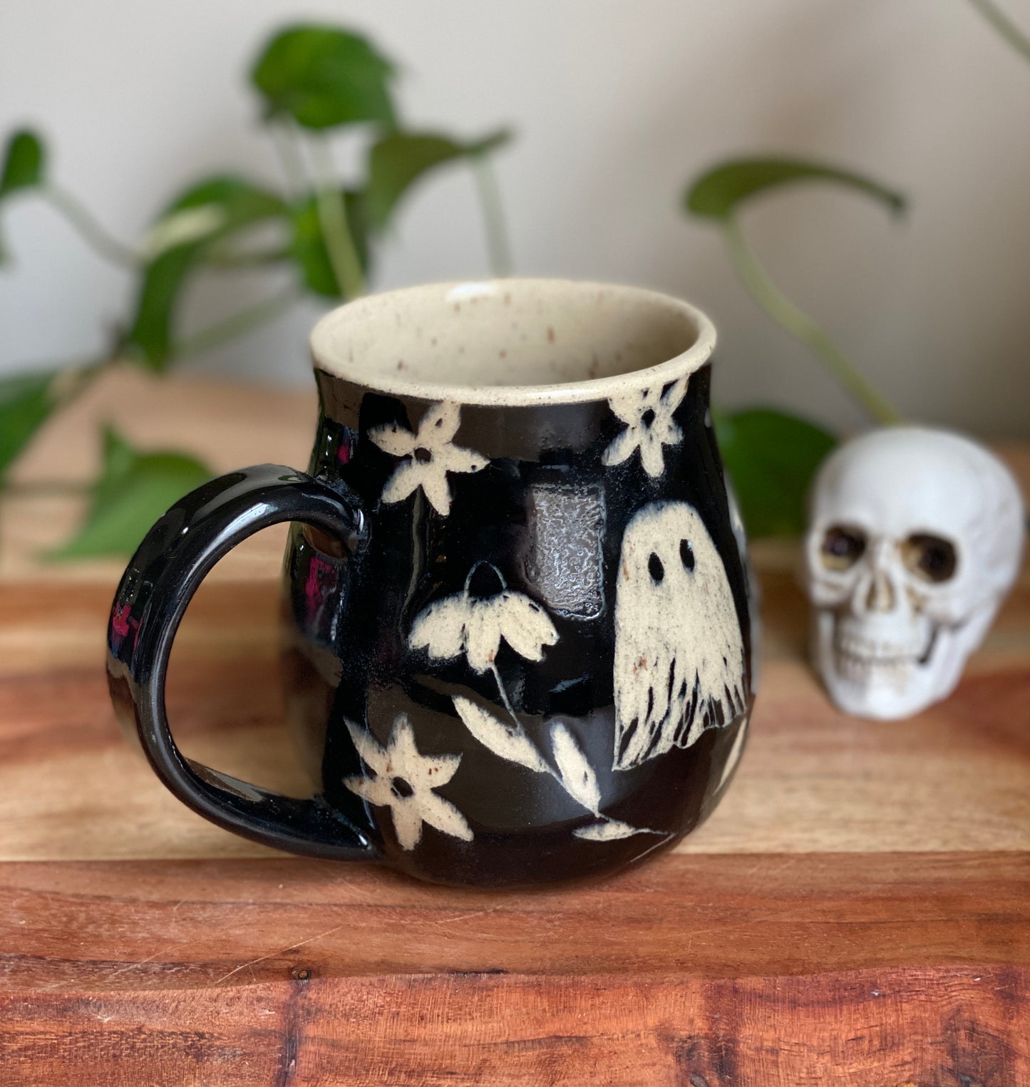 Floral Ghost Mug