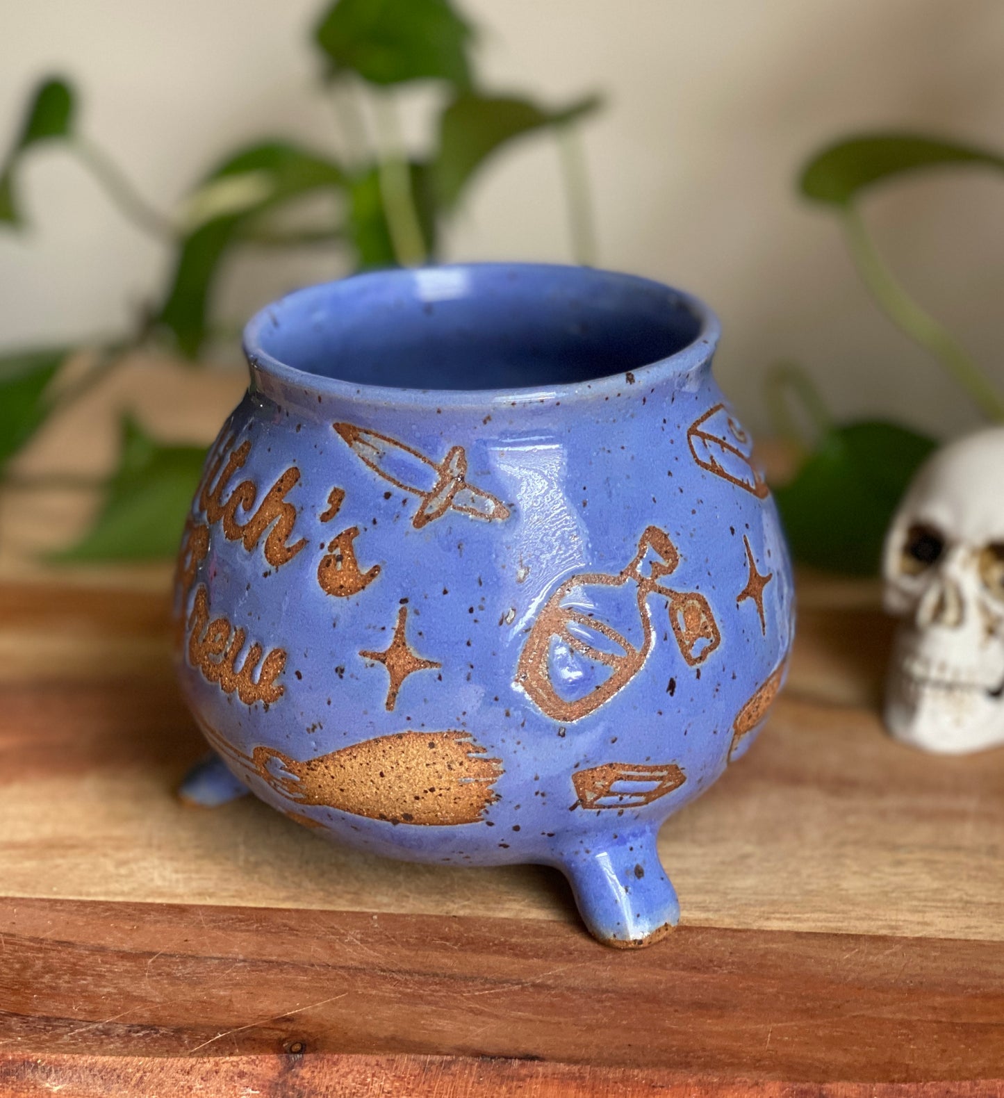 Witch’s Brew Cauldron Mug B