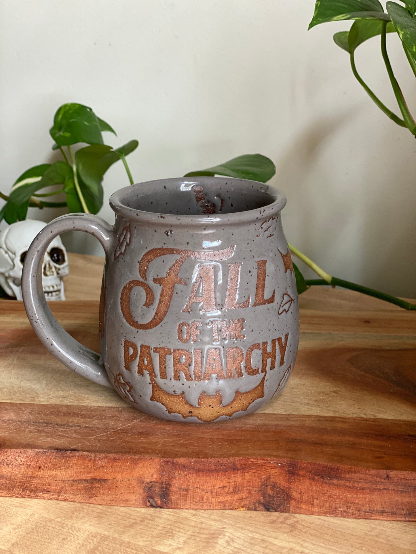 Grey Fall of the Patriarchy Mug A