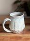 Matte Grey/Cream Textured Mug