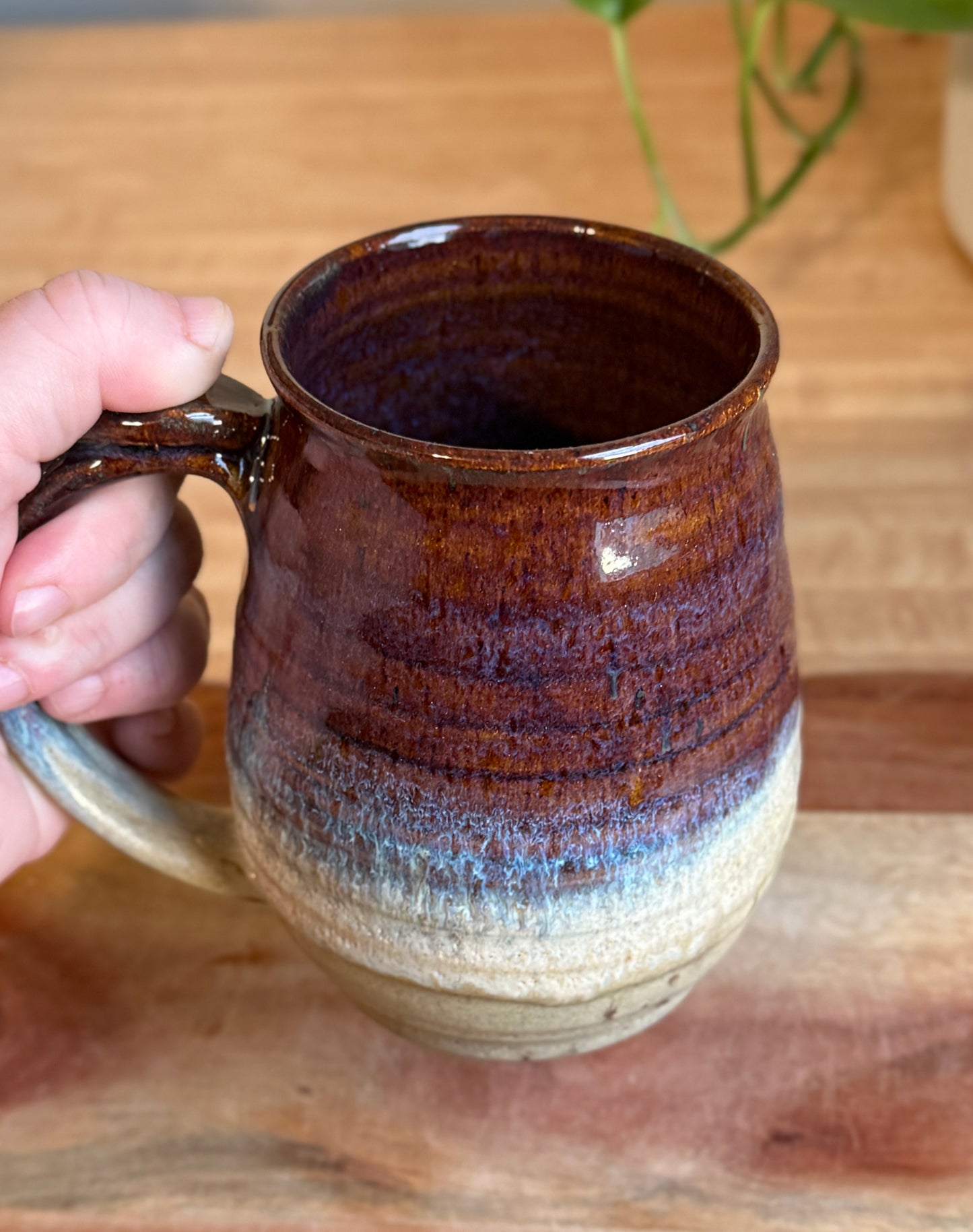 Brown Textured Mug