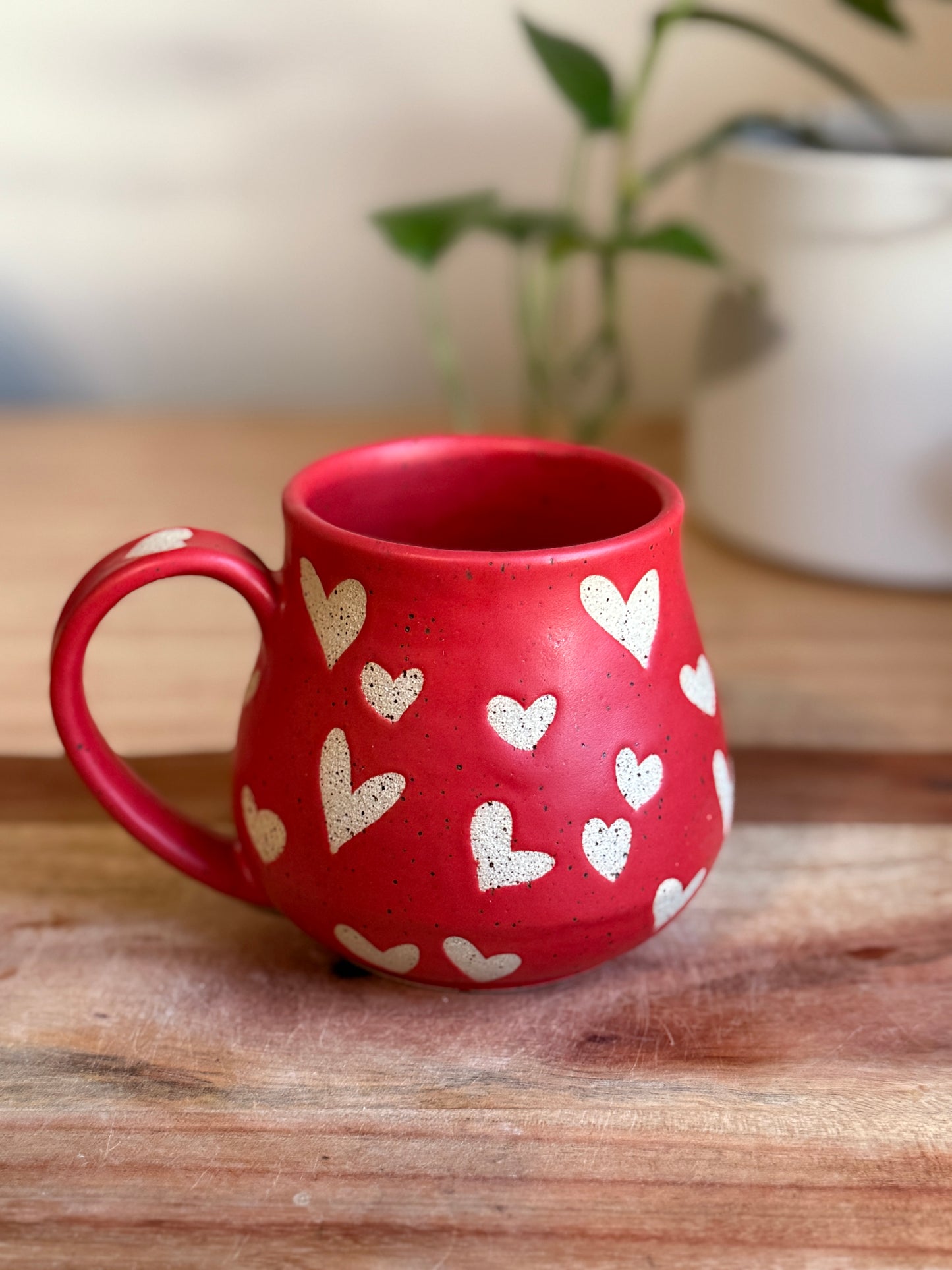 Red Heart Mug