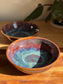 Blue/Purple Bowl Plate Set