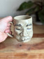 Sculpted Face Mug B