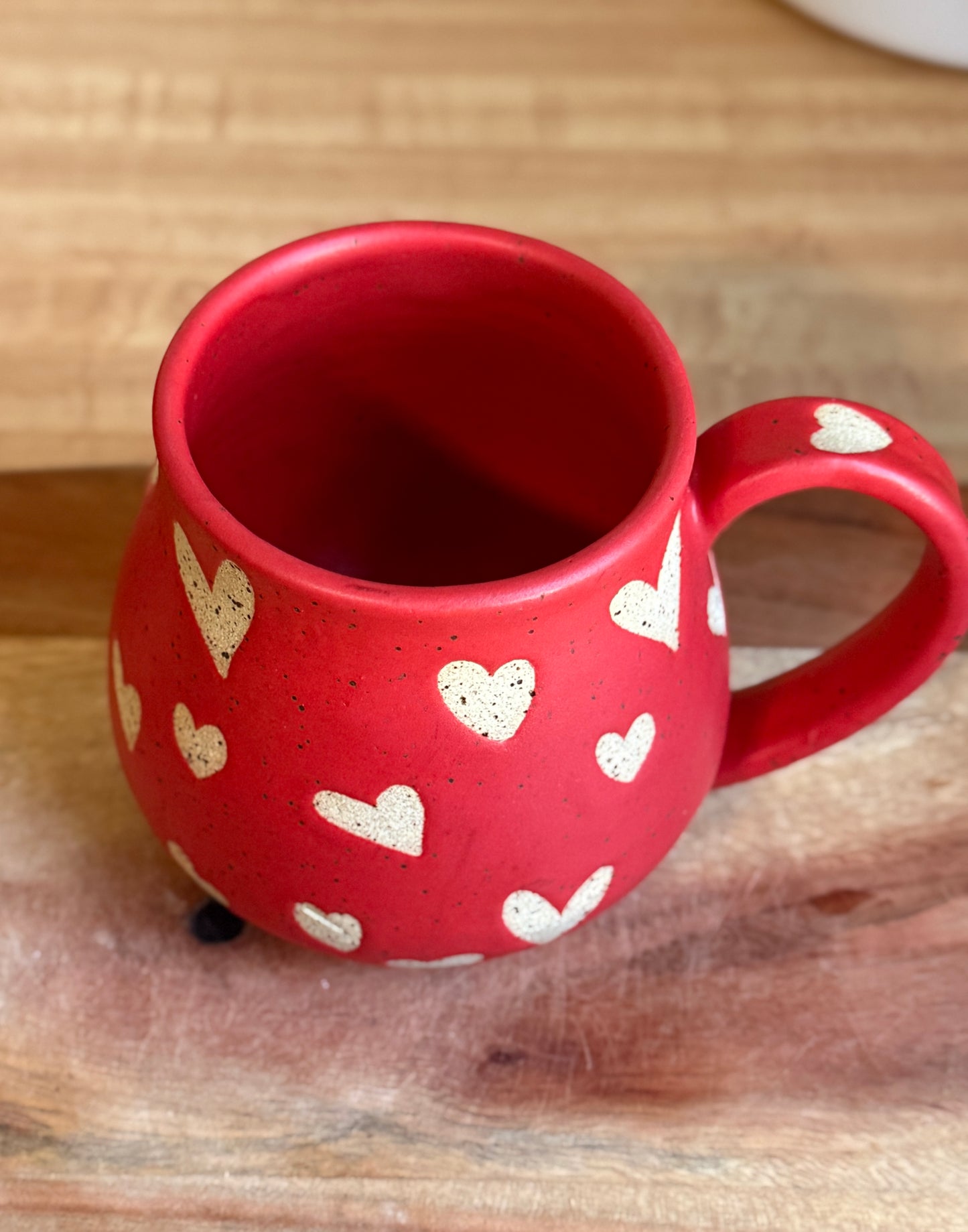 Red Heart Mug