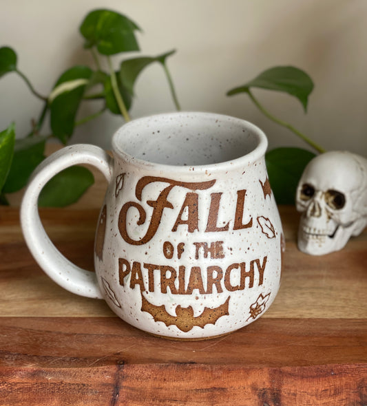 Fall of the Patriarchy Mug - White