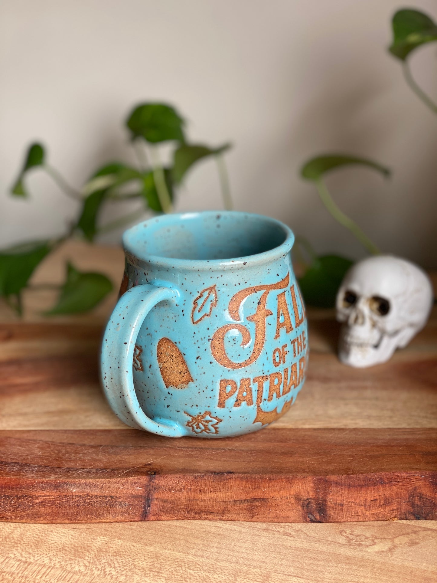 Fall of the Patriarchy Mug - Turquoise