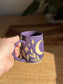Purple Moon and Leaves Mug B