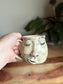 Sculpted Face Mug A
